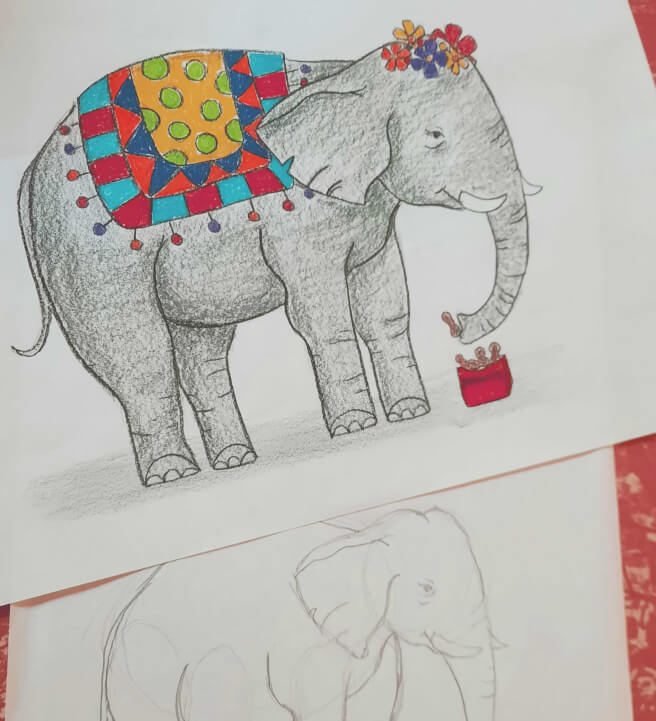 Drawing for Kids: Elephants