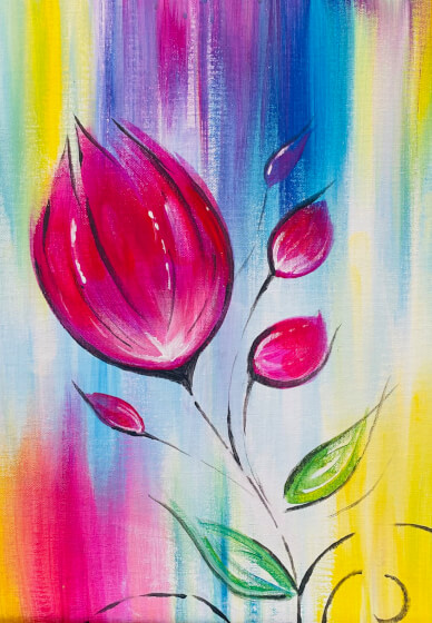 Paint and Sip Class: Rose Bloom