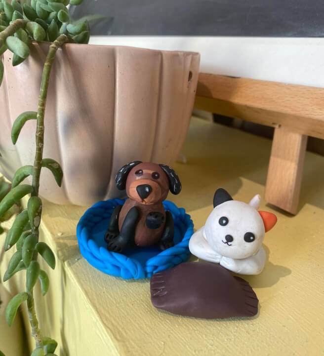 Polymer Clay Sculpture Class: Cats and Dogs